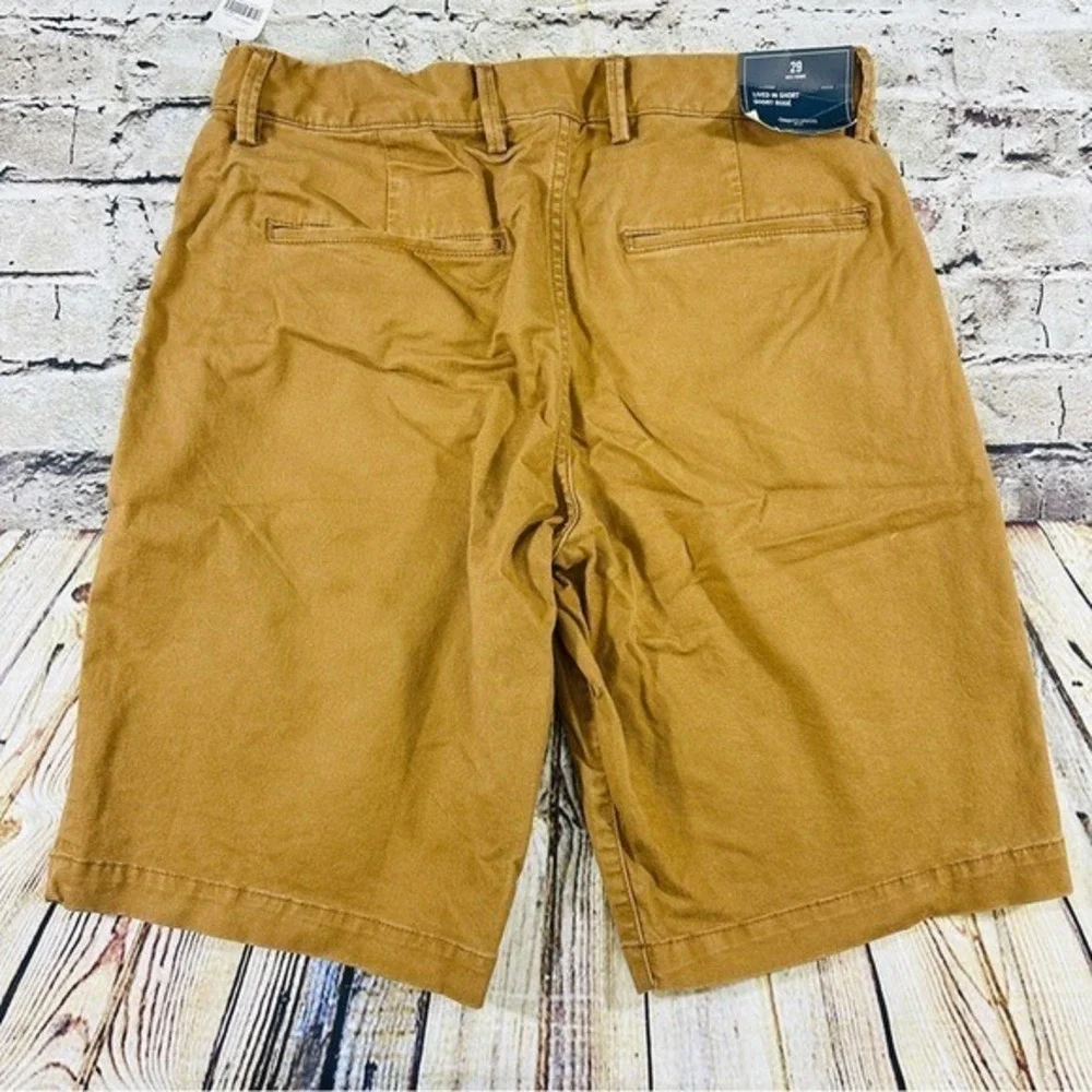 Gap Khakis Lived-In Shorts Mens‎ 29 Brown Chino Casual Everyday Preppy